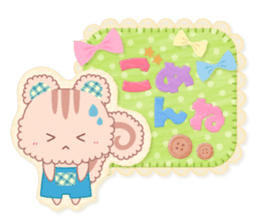 Handmade animal sticker #9230110