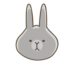 Rabbits in seven colours sticker #9230316
