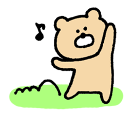 Mr. Bear"Kumao"2 sticker #9230534