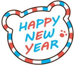 New Year of bear-kun sticker #9230745