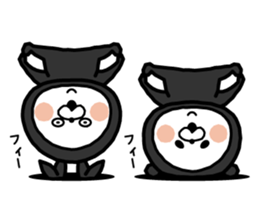 Pretty bear and friends. sticker #9231359