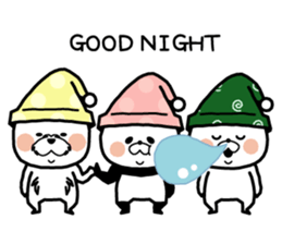 Pretty bear and friends. sticker #9231368