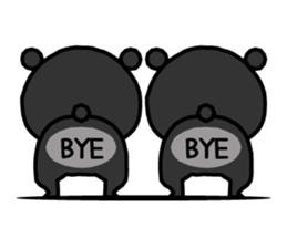 Pretty bear and friends. sticker #9231370