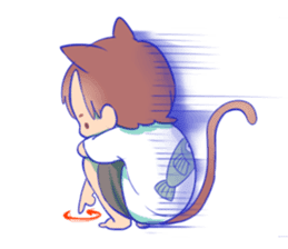 The cat and his friends sticker #9231857