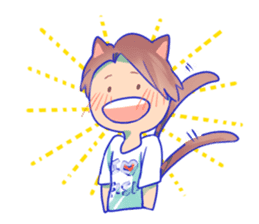 The cat and his friends sticker #9231872