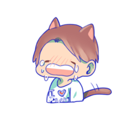 The cat and his friends sticker #9231874