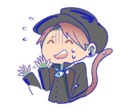 The cat and his friends sticker #9231882