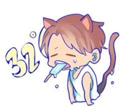 The cat and his friends sticker #9231885