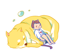 The cat and his friends sticker #9231891