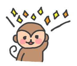 monkey!! sticker #9232040