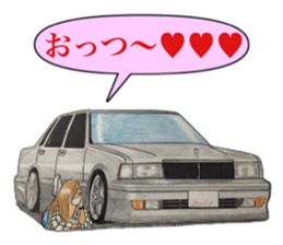 Old car highway racer NO5 sticker #9232593