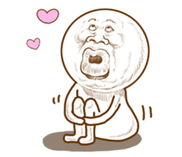 People of round face (For overseas) sticker #9232657