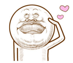 People of round face (For overseas) sticker #9232658