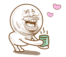 People of round face (For overseas) sticker #9232659