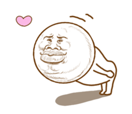 People of round face (For overseas) sticker #9232661