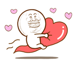 People of round face (For overseas) sticker #9232671