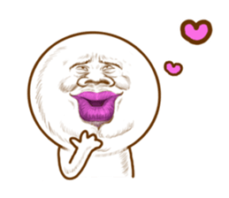 People of round face (For overseas) sticker #9232672