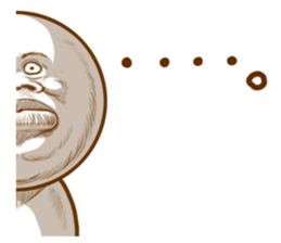 People of round face (For overseas) sticker #9232680