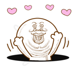 People of round face (For overseas) sticker #9232683