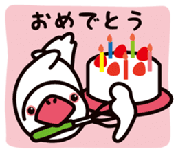 Today is also Java sparrow happiness. sticker #9233384