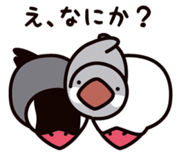 Today is also Java sparrow happiness. sticker #9233403