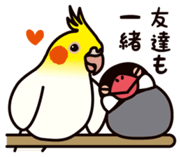 Today is also Java sparrow happiness. sticker #9233411
