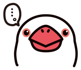 Today is also Java sparrow happiness. sticker #9233414
