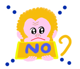 Gold Lucky Monkey sticker #9233464