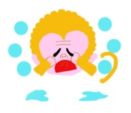 Gold Lucky Monkey sticker #9233471