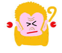 Gold Lucky Monkey sticker #9233482