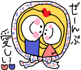 Sticker of lovebirds exclusive use2. sticker #9233535