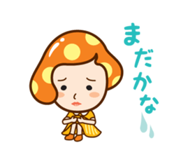 Mushroom head maiden sticker #9233836