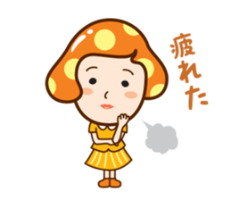 Mushroom head maiden sticker #9233841