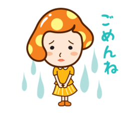 Mushroom head maiden sticker #9233850