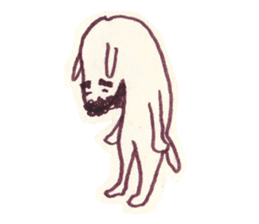 Beard dog sticker #9235331