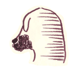 Beard dog sticker #9235341