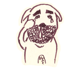 Beard dog sticker #9235345