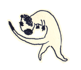 Beard meerkat sticker #9235830