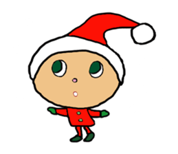 Cute child "Toki" in winter sticker #9235923