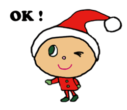 Cute child "Toki" in winter sticker #9235928