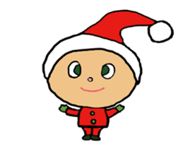 Cute child "Toki" in winter sticker #9235941