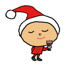 Cute child "Toki" in winter sticker #9235943