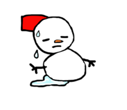 Cute child "Toki" in winter sticker #9235945