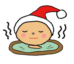 Cute child "Toki" in winter sticker #9235951