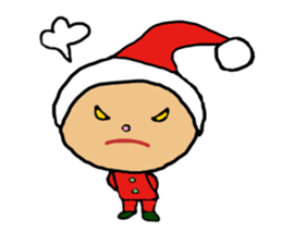 Cute child "Toki" in winter sticker #9235958