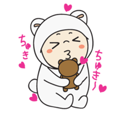 Costume baby Yamato-kun sticker #9235965