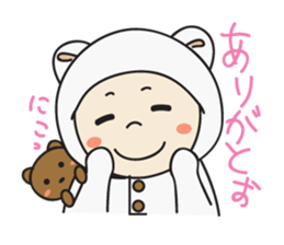 Costume baby Yamato-kun sticker #9235968