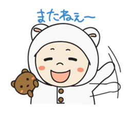 Costume baby Yamato-kun sticker #9235969