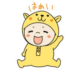 Costume baby Yamato-kun sticker #9235970