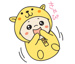 Costume baby Yamato-kun sticker #9235971